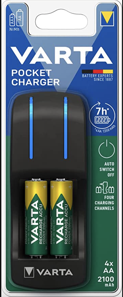 VARTA AAX4 2600MAH CHARGABLE + CHARGER