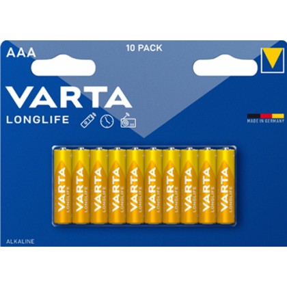 VARTA AAAX10 BATTERIES