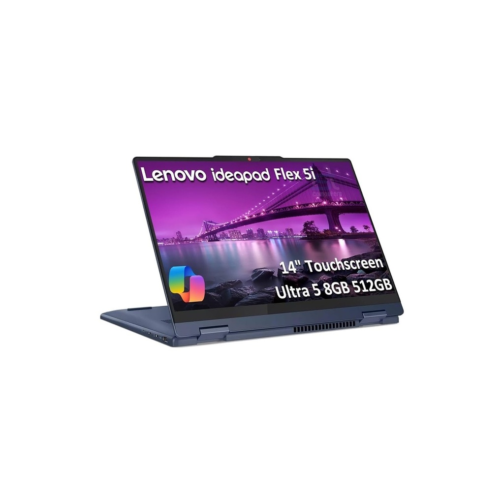 Lenovo IdeaPad 5i X360 Core Ultra 5-255U/Copilot+ ,8GB RAM ,512GB SSD ,14.0"2K