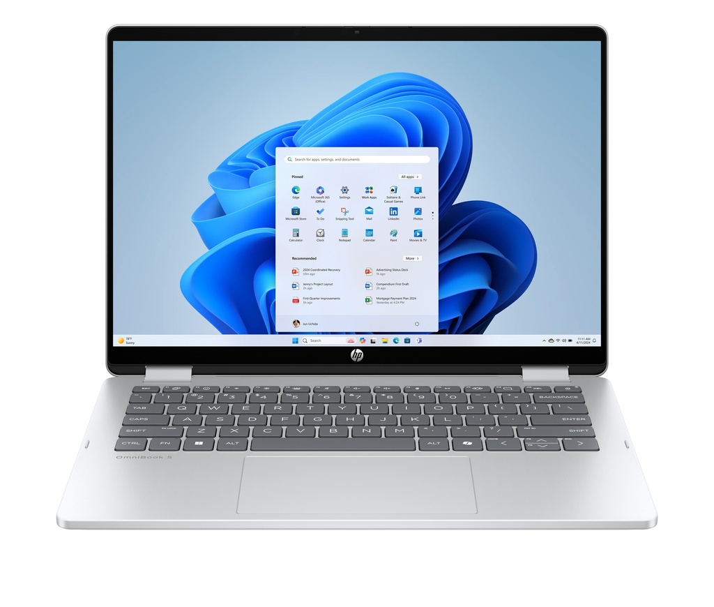 HP Omnibook 5 Flip 14-FP0023dx X360 Intel® Core™7-150U/Ai integrated ,16GB RAM ,512GB SSD, I14.0" 2K (Touch)