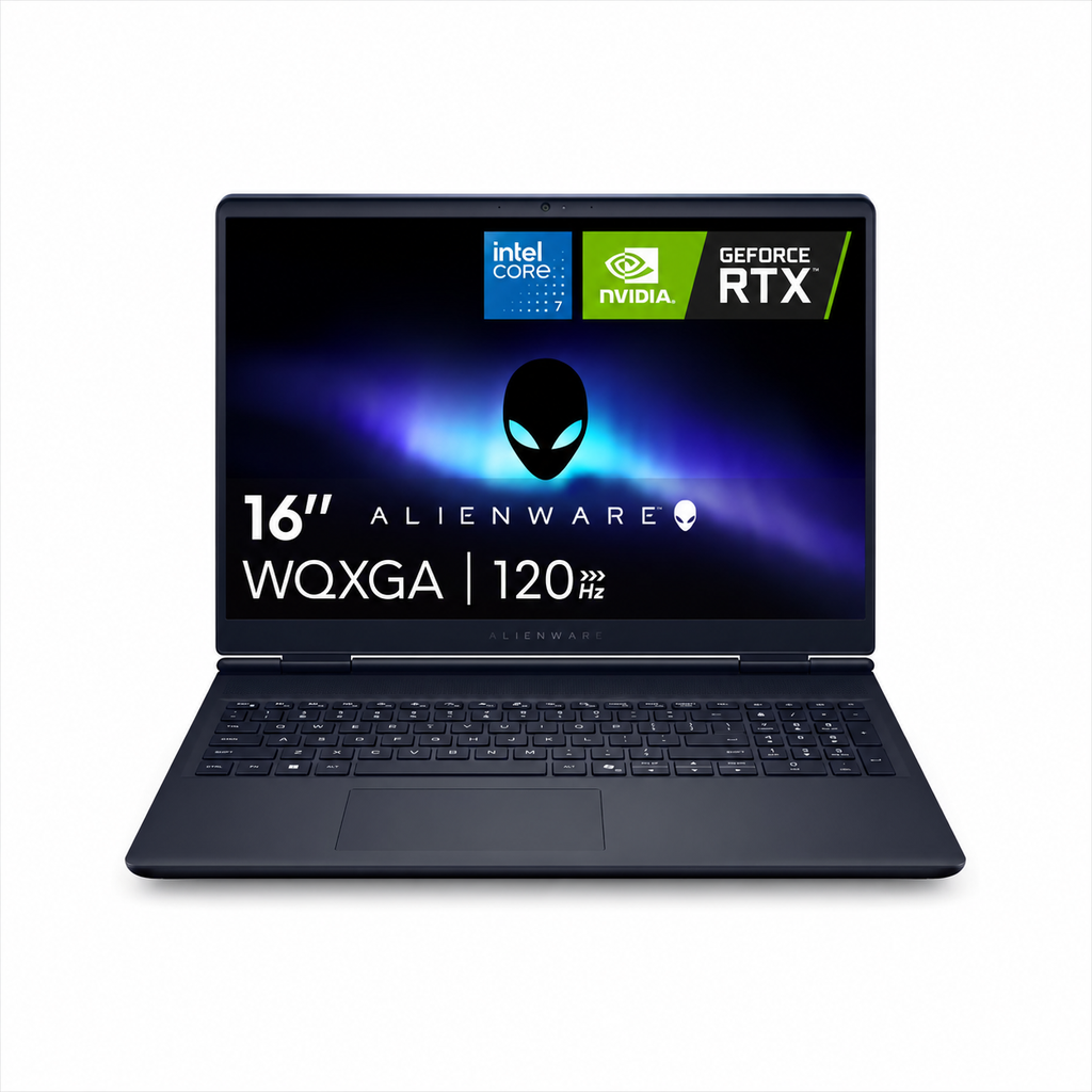DELL ALIENWARE 16 AURORA 16" WQXGA 120HZ 300NITS Laptop - INTEL CORE 7 240H 16GB RAM, 512GB SSD, RTX 5050 8G