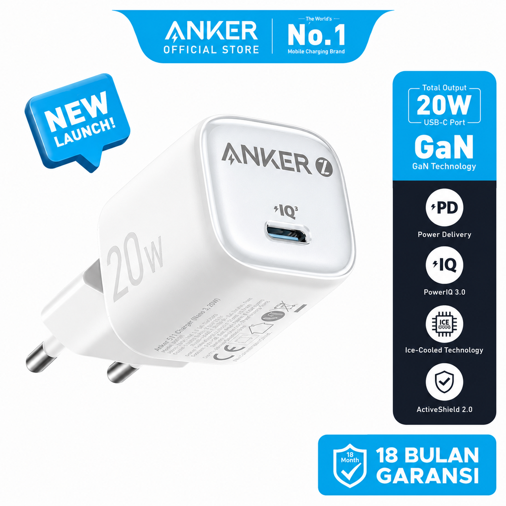 Anker Zolo Charger 20W PD 3.0