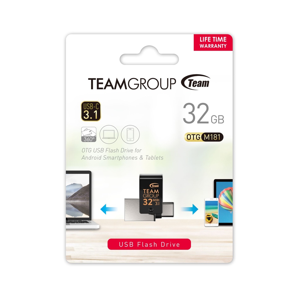 TeamGorup M181 32GB OTG usb 3.2 Type-C Dual Flash Drive