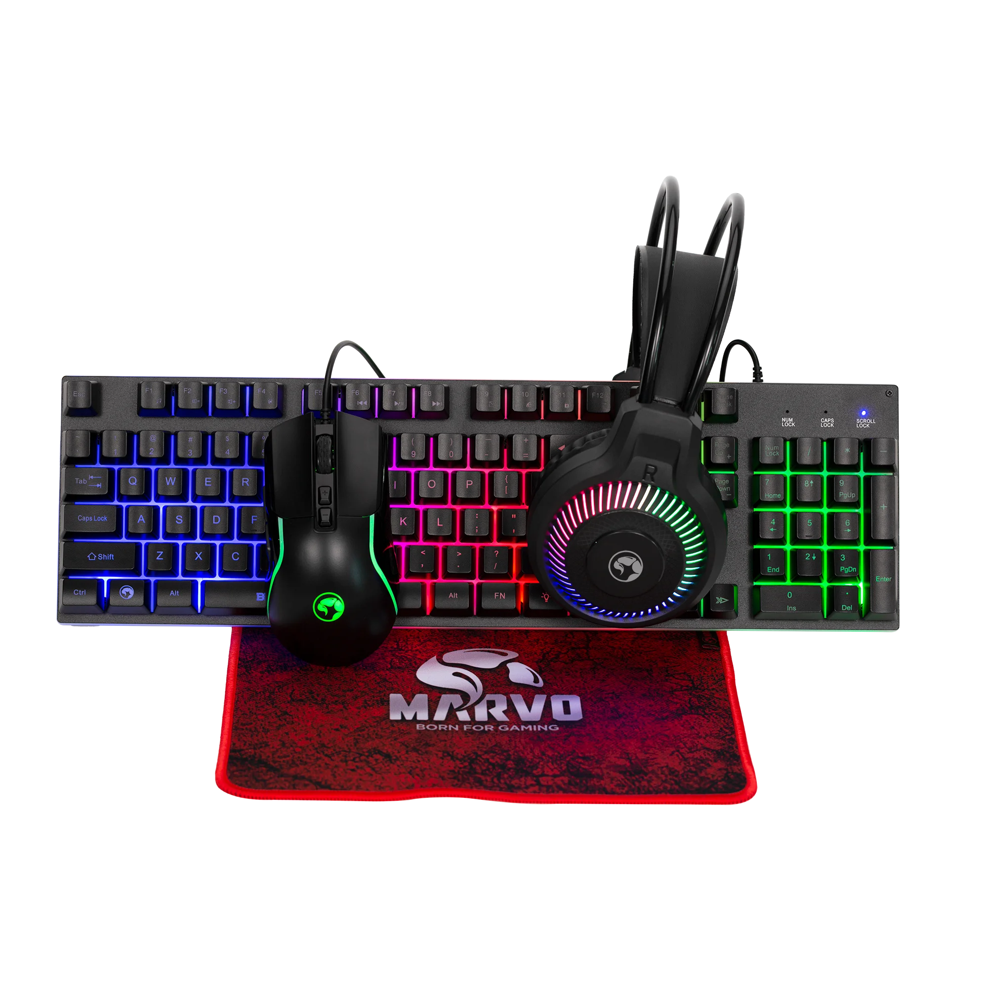 MARVO CM416 EN Loot 40 wired 4 in 1 gaming combo