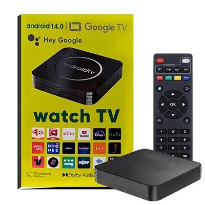 Android TV box with 8GB RAM and 128GB storage (8/128)