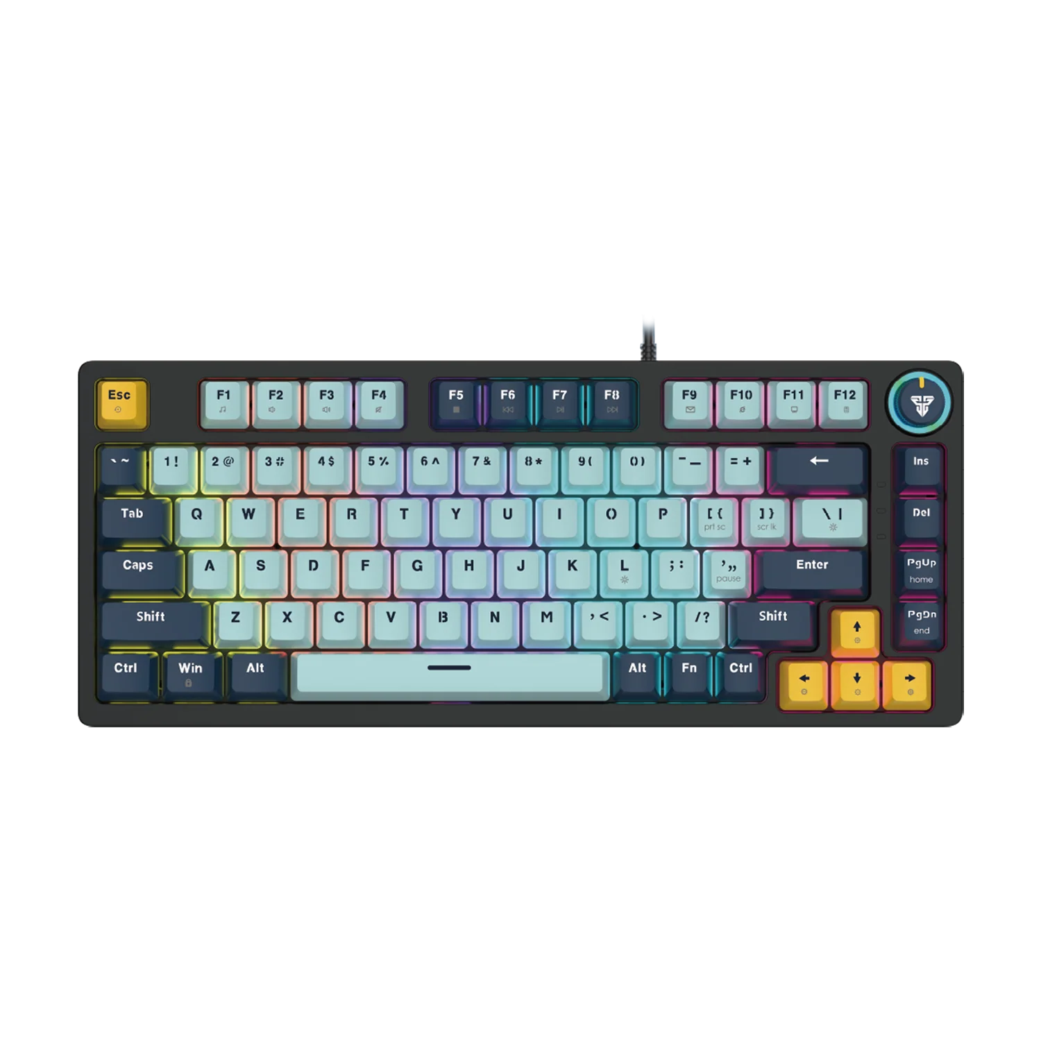 ATOM81 MK875 V2 FANTECH WIRED MECHANICAL KEYBOARD