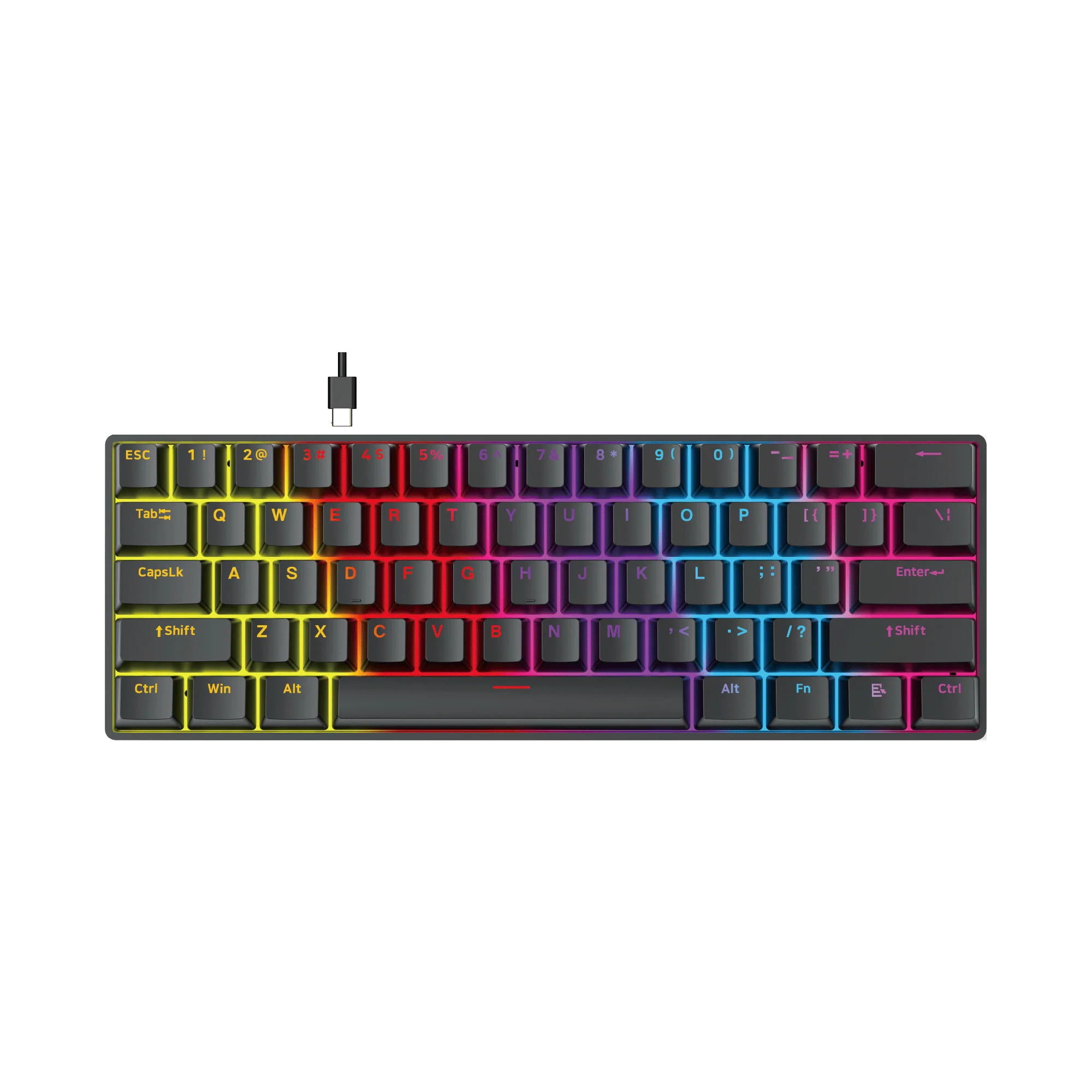 ATOM 61 MK211 FANTECH WIRED MECHANICAL KEYBOARD