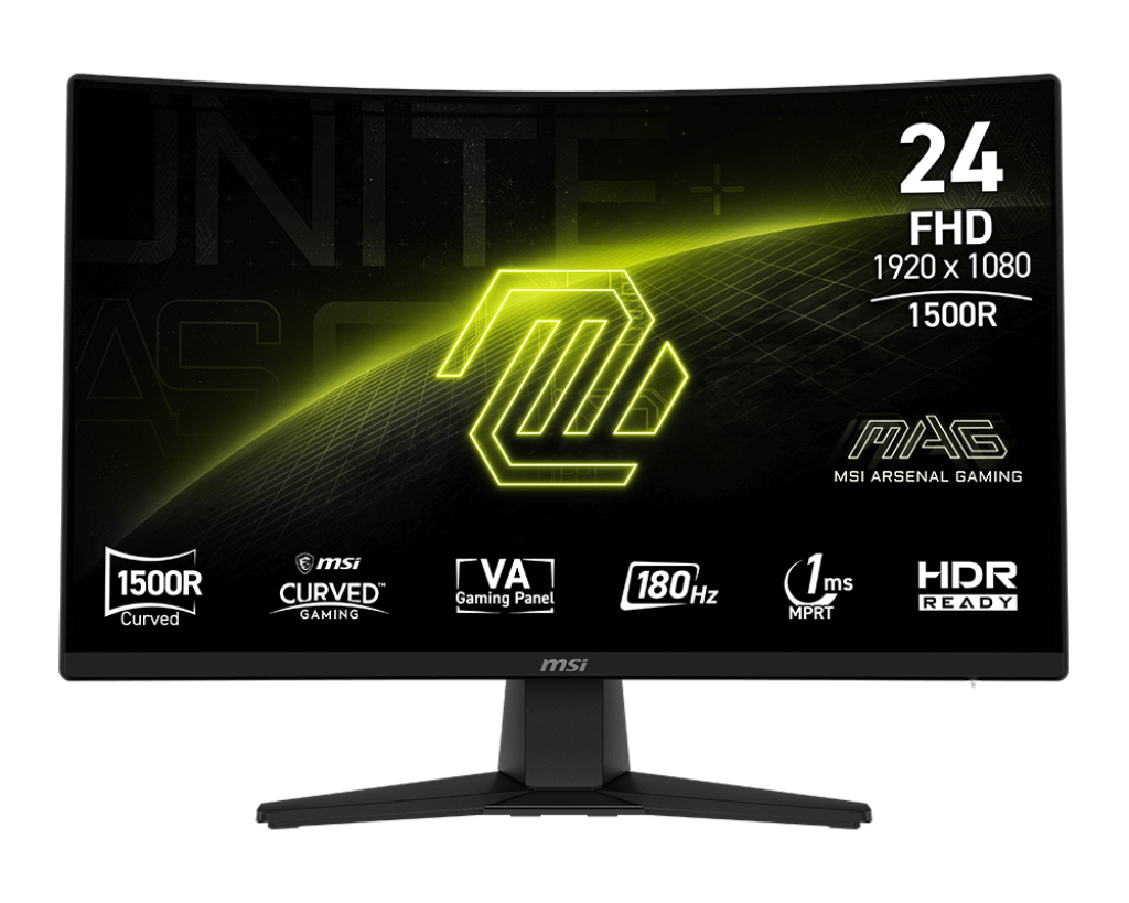 MSI mag 242C | 24 Inch Gaming Monitor / Curved / 180Hz