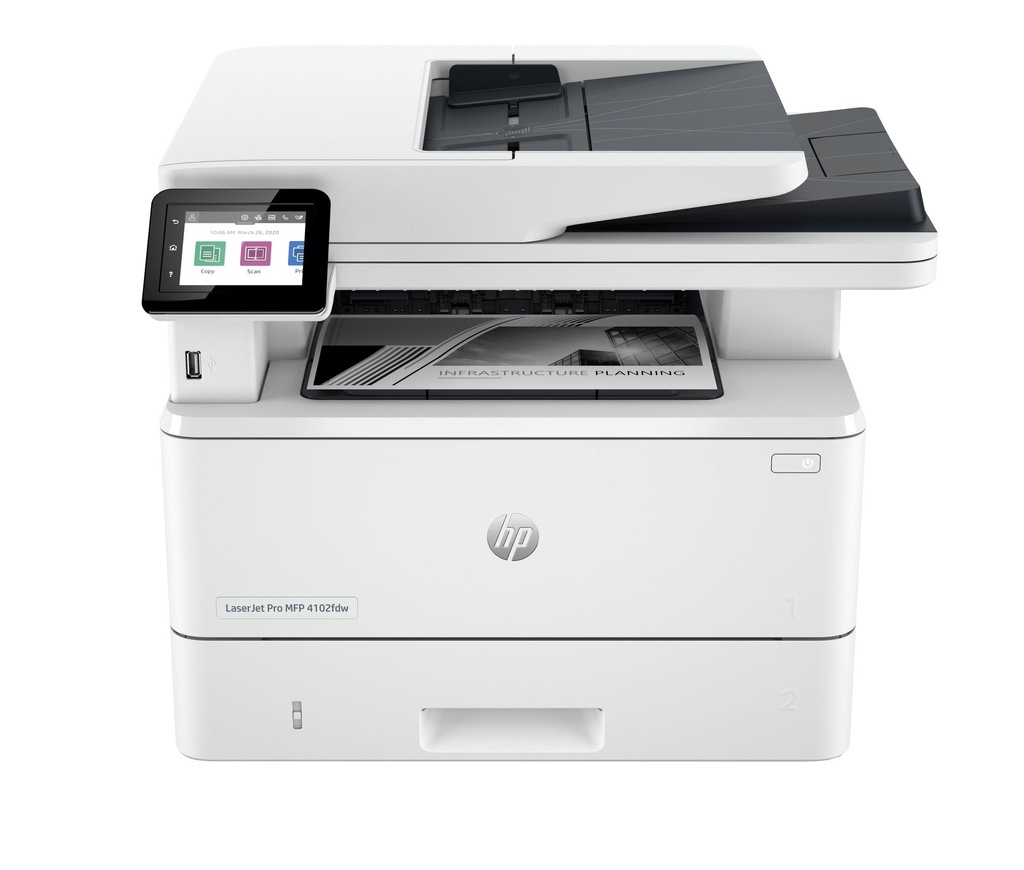 HP LaserJet Pro MFP 4102fdw Black & White Wireless Printer