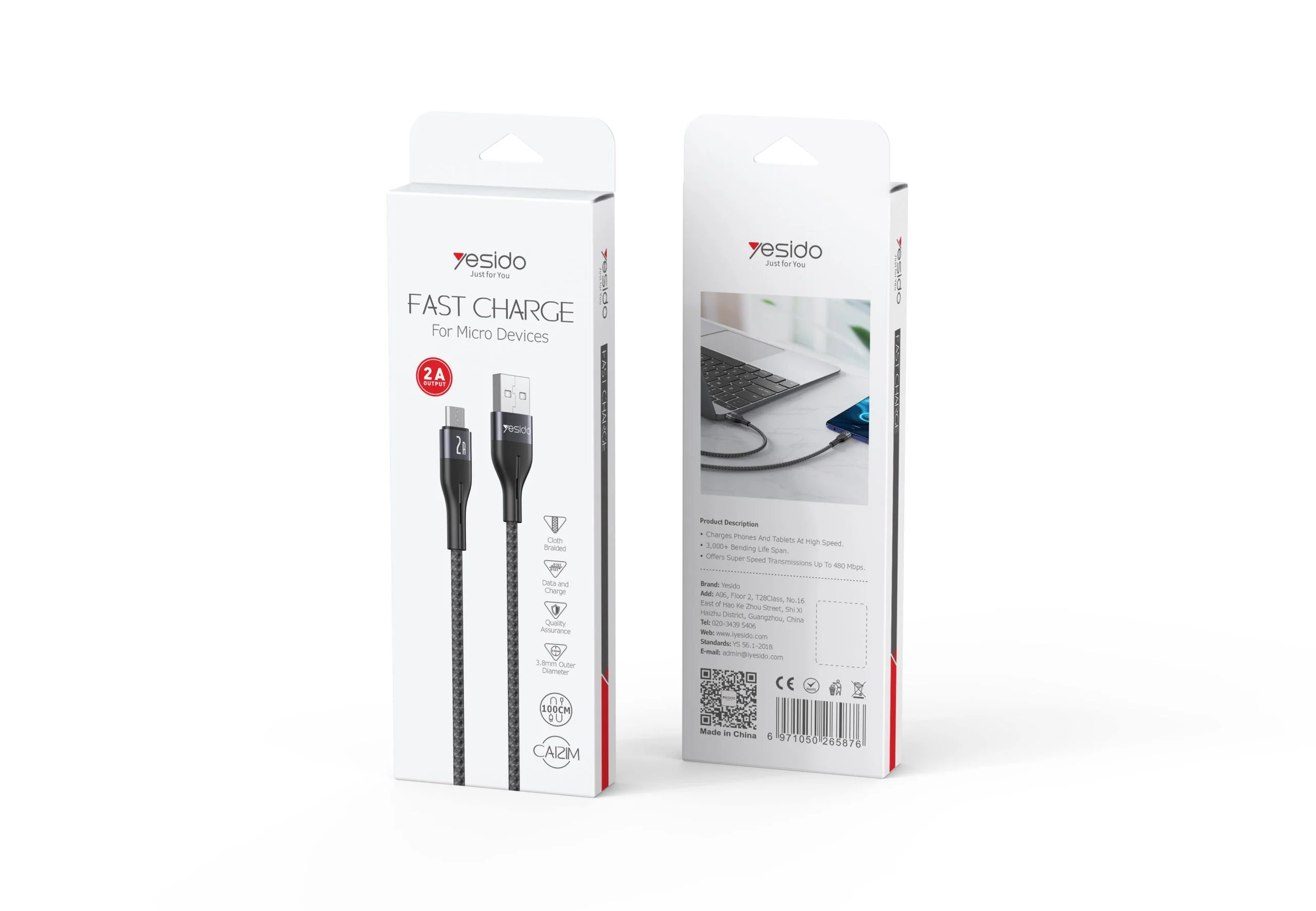 YESIDO CA121 DATA CHARGING CABLE