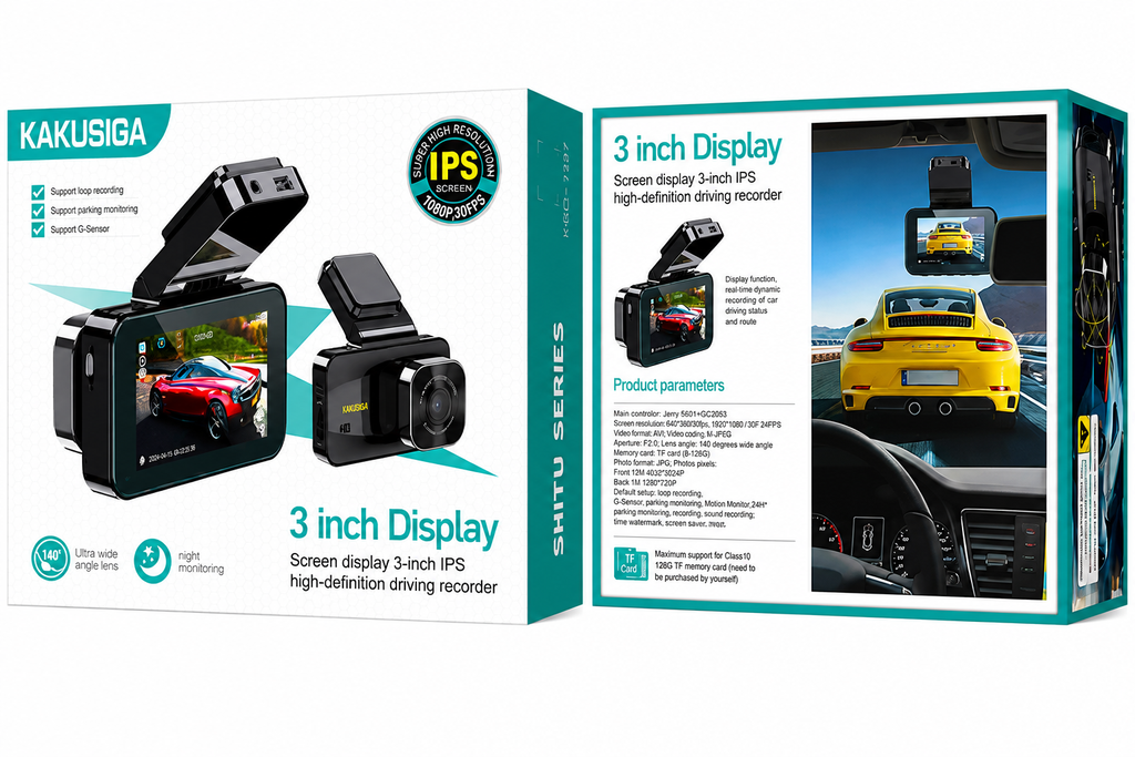 KSC-1127 SHITU series screen display driving recorder