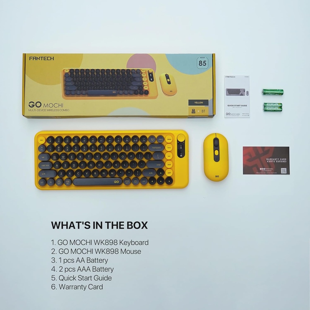 Fantech GO MOCHI85 Mechanical Keyboard and Mouse
