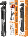 PLOKAMA PK-9970 – 180CM Tall, 360° Rotating Tripod