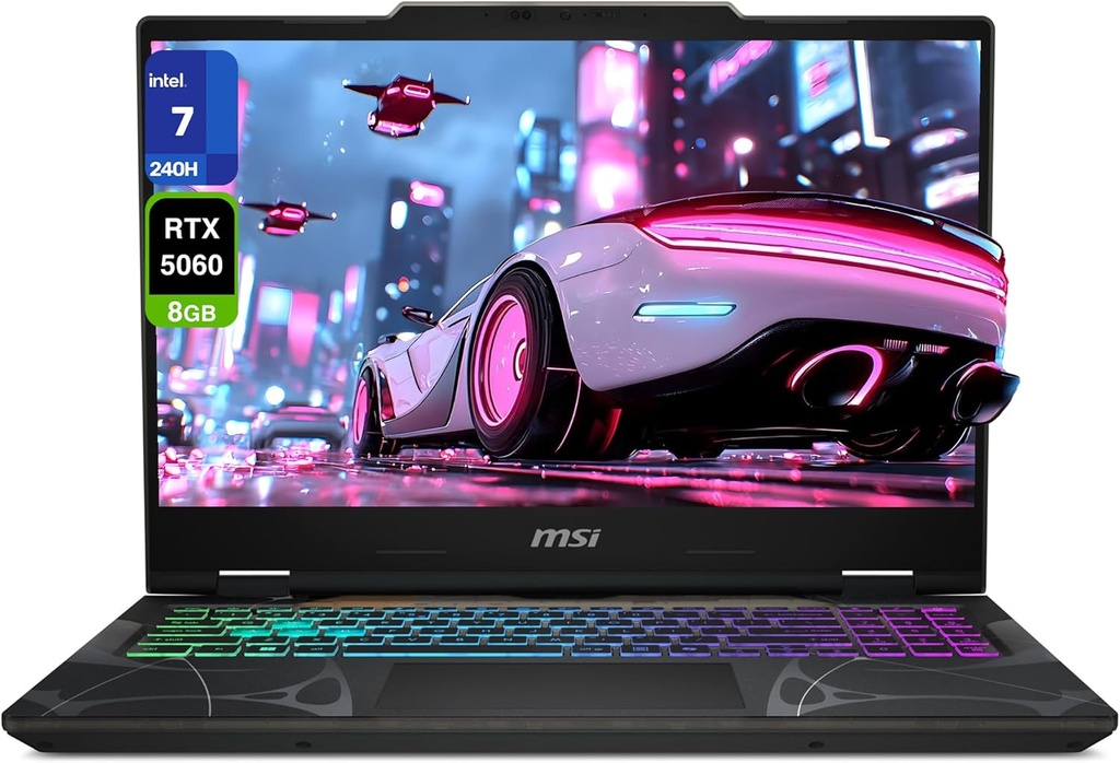 MSI CYBORG 15 GAMING Core™ 7 240H 32GB 1TB SSD  15.6" (1920x1080) RTX 5060 8GB